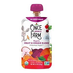 Once Upon a Farm Organic Oh My Mega Veggie, 3.2 Oz